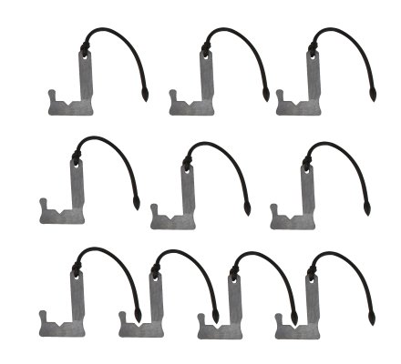 Pack de 10 plombs et 10 cordes élastiques pour formes