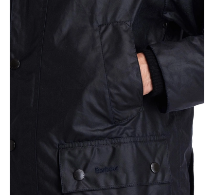 Veste huilée Bedale Wax navy homme BARBOUR