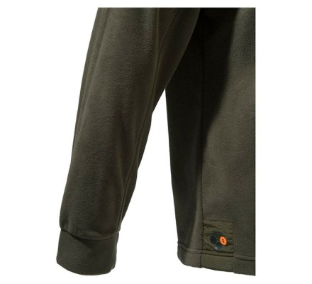 Sweat de chasse polaire zippé marron BERETTA