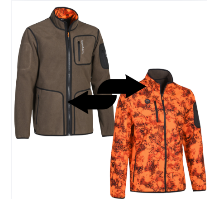 Blouson polaire réversible et coupe-vent Drathaar PRO HUNT
