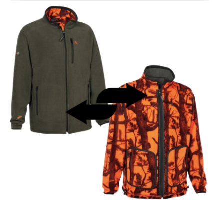 Blouson de chasse polaire réversible Evo PRO HUNT