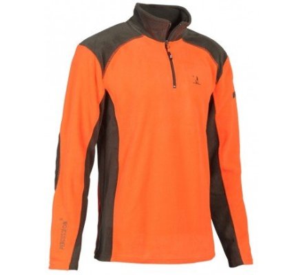 Pull polaire orange PERCUSSION