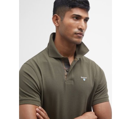 Polo homme vert olive BARBOUR