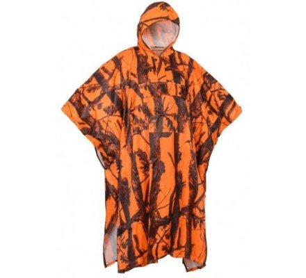 Poncho camouflage orange fluo Ghostcamo