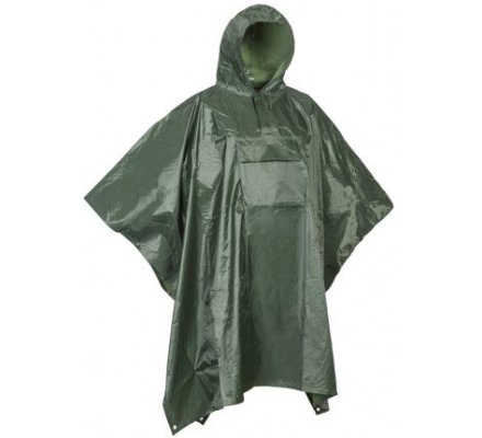 Poncho de pluie kaki PERCUSSION