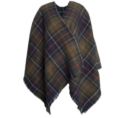 Poncho Montieth Tartan BARBOUR