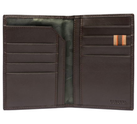 Portefeuille bifold vertical classic marron BERETTA