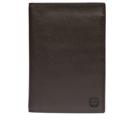 Portefeuille bifold vertical classic marron BERETTA