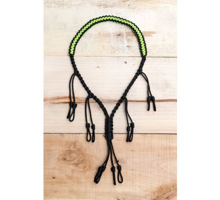 Porte-appeaux 6 pcs vert fluo et noir