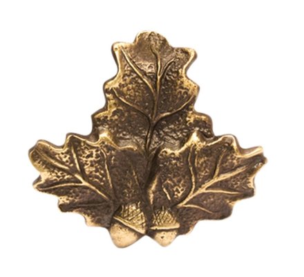 Porte-trophées Feuilles de chêne en bronze