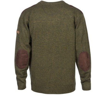 Pull de chasse col rond broderie Cerf Percussion