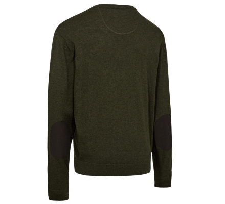 Pull col rond Harrington kaki DEERHUNTER