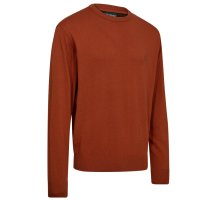 Pull col rond Harrington rouille DEERHUNTER