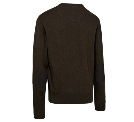 Pull col V Harrington marron DEERHUNTER