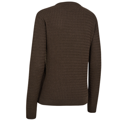 Pull femme Harrington marron DEERHUNTER