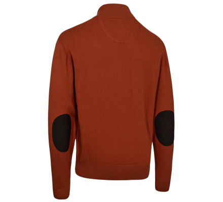 Pull demi zip Harrington rouille DEERHUNTER