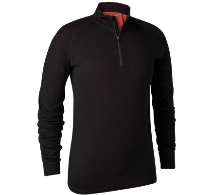 Maillot de corps demi-zip Quinn Merino DEERHUNTER