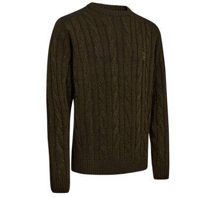 Pull col rond Randall kaki DEERHUNTER