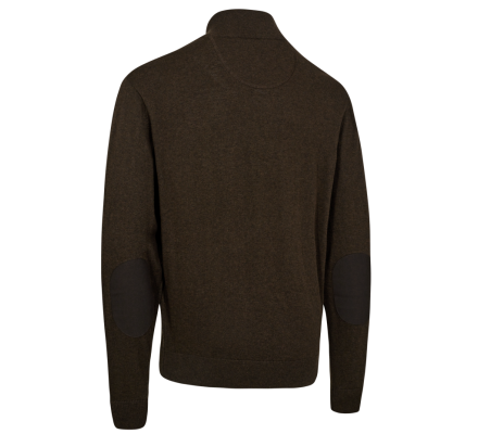 Pull demi zip Harrington marron DEERHUNTER