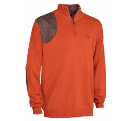Pull de chasse Wilfried orange Club Interchasse