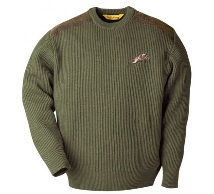 Pull chasse broderie sanglier Fox Pull Verney Carron