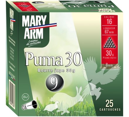 Cartouche PUMA 30 cal 16 Mary Arm