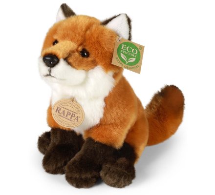 Peluche renard assis 21 cm Eco-friendly