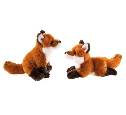 Peluche couple de renards