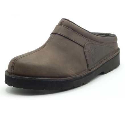 Sabots cuir marron Aigual STAGUNT