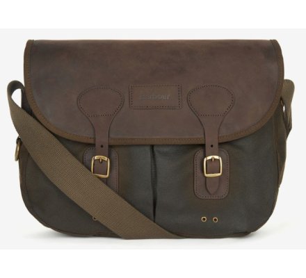 Sac bandoulière Tarras en cuir ciré BARBOUR