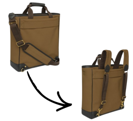 Sac convertible sac à main / sac à dos marron BERETTA