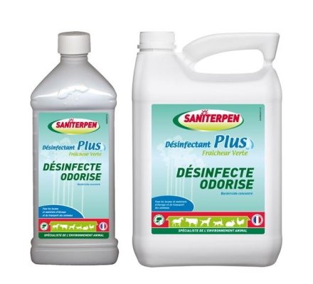 SANITERPEN - Désinfectant Plus Fraîcheur Verte - Désinfectant