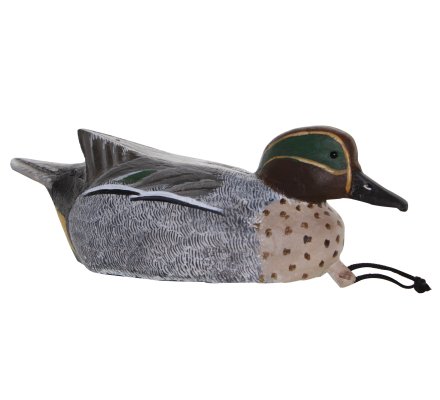 Sculpture bois Sarcelle d'hiver mâle BELMAS