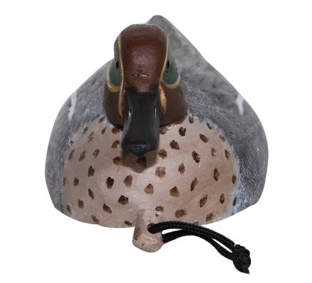 Sculpture bois Sarcelle d'hiver mâle BELMAS