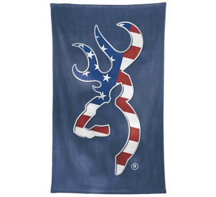 Serviette de plage drapeau USA Browning 