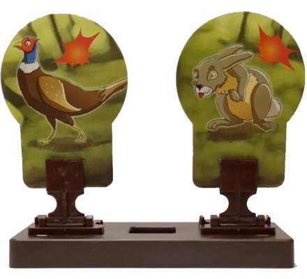 Set de chasse avec cibles 