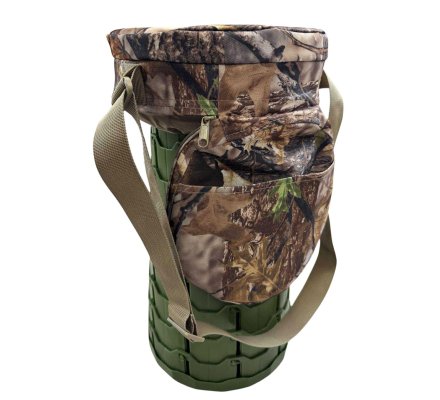 Siège de poste rétractable et réglable et housse camouflage