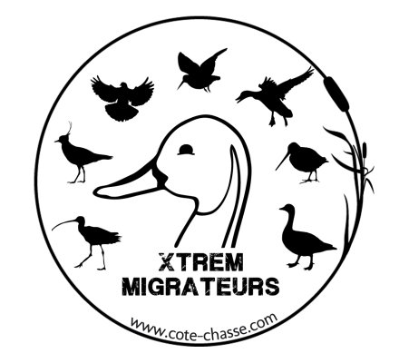 Autocollant espèces gibiers Xtrem Migrateurs