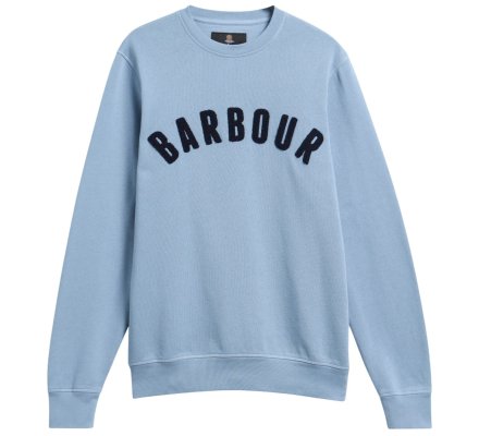 Sweat PREP Logo Crew Neck bleu BARBOUR