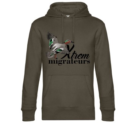 Sweat canard sarcelle kaki XTREM MIGRATEURS