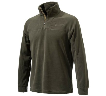 Sweat de chasse polaire zippé marron BERETTA