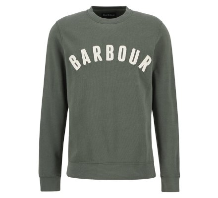 Sweat PREP Logo Crew Neck vert BARBOUR