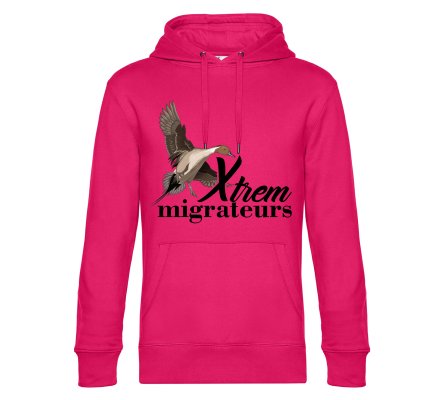 Sweat femme pilet rose XTREM MIGRATEURS