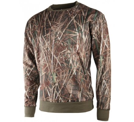 Sweat polaire camo roseaux TREELAND