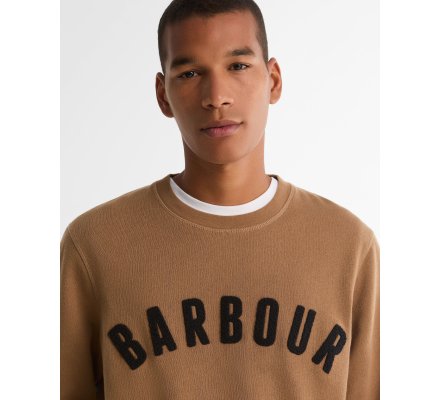 Sweat PREP Logo Crew Neck beige BARBOUR