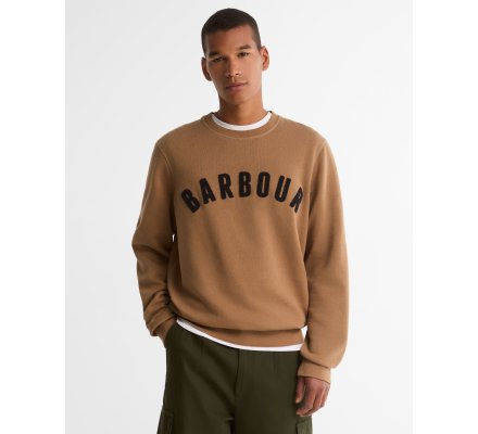 Sweat PREP Logo Crew Neck beige BARBOUR