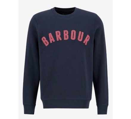 Sweat PREP Logo Crew Neck navy rose BARBOUR