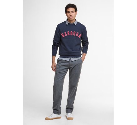 Sweat PREP Logo Crew Neck navy rose BARBOUR