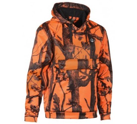 Sweat capuche GhostCamo Blaze orange PERCUSSION