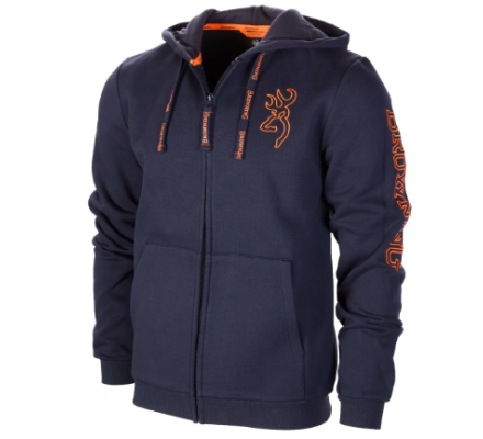 Sweat zippé Snapshot Bleu marine BROWNING